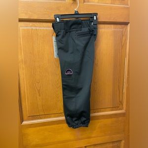 RIP-IT Girls' 4-Way Stretch Black Softball Pants..New with tags